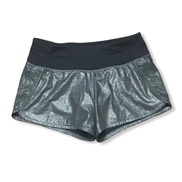 lululemon athletica Pants - Lululemon Run Times Short II 4" Luminosity Foil